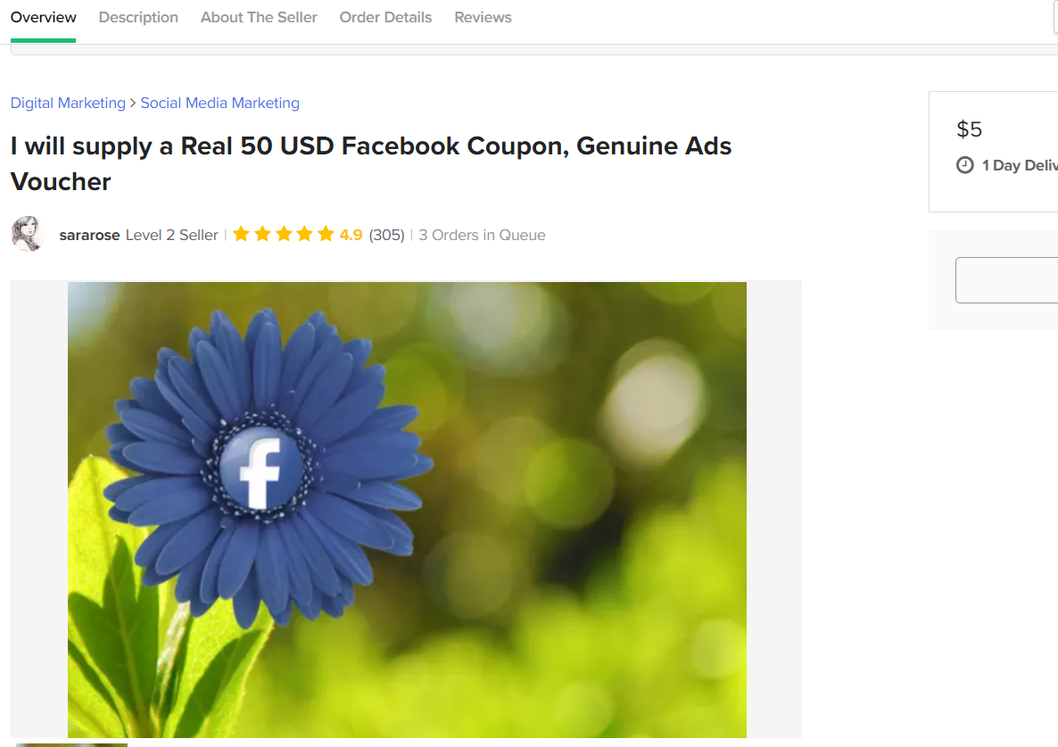 50 usd facebook coupon