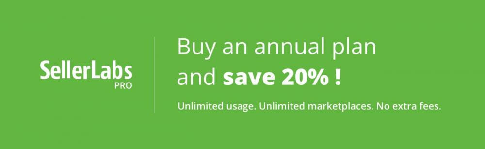 Seller Labs Pro Annual Discount