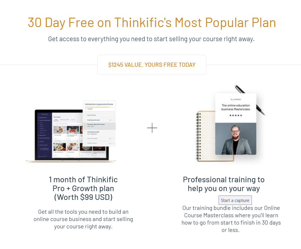 Thinkific Review and Promotional Offer