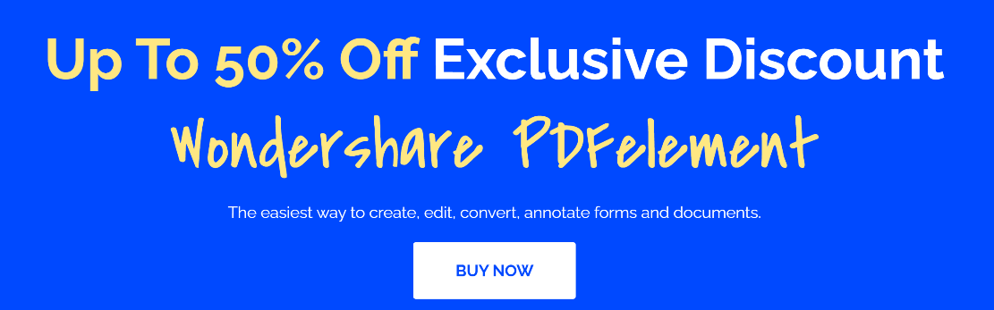 PDFelement Discount